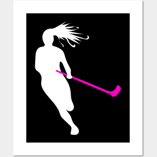 floorball player Posters and Art